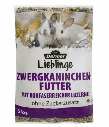 🐰🌿 Dehner Zwergkaninchenfutter | Hochwertiges Kaninchenfutter | Alleinfuttermittel ohne Zucker und Konservierungsstoffe 🥕