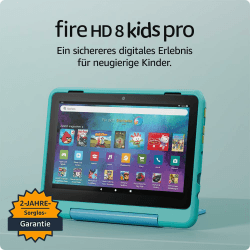 Amazon Fire HD 8 Kids Pro-Tablet (Neueste Generation) für Kinder von 6-12 J. 🎮📚
