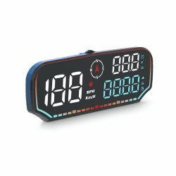🚗🌟 OBEST Head Up Display Auto HUD Anzeige - Digital GPS Tachometer - Auto Geschwindigkeitsmesser 🌟🚗