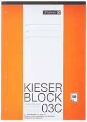 🔥 Angebot: Brunnen 1042923 KIESER-Block Lineatur 3 A4 📓