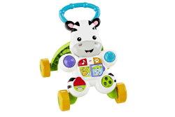 🦓 Fisher-Price Lern mit mir - Zebra Lauflernwagen 🎵 | Angebot: 19.99€!