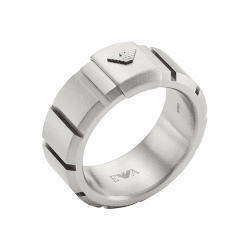 🌟 Mega Deal! Emporio Armani Herren Band-Ringe aus Edelstahl 🌟