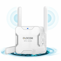 QLOCOM 2025 Neuestes WLAN Verstärker 1200Mbit/s ⚡ Dualband WLAN Repeater 📶