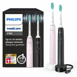 🦷 Philips Sonicare 3100 elektrische Schallzahnbürste - Zweierpack 🦷