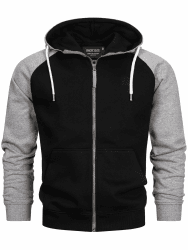 Indicode Herren INPulko Kapuzensweatjacke | Hoodie Kapuzenpullover Pulli für Männer 😎👕
