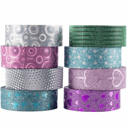 YUBX Washi Tape Set VSCO Folie Masking Tape Dekoratives Klebeband 🌟🎨