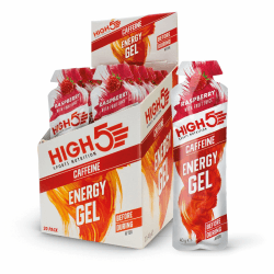 🚴‍♂️🏃‍♀️ HIGH5 Energy Gel Angebot: Himbeere Koffein 20 x 40g