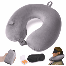 🚀 Super Angebot! Aufblasbares Nackenkissen für Reisen 🌙