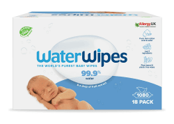 WaterWipes plastikfreie, originale Reinigungstücher für Babys, 1080 Stück (18 Packungen) 🌿👶