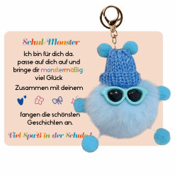 Süßes Einschulungsgeschenk 🎒🦸‍♂️🍀 Schul Monster Plüsch