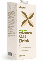 🌿 Vilgain Haferdrink BIO - Pflanzliches Getränk aus 13% italienischem Bio-Hafer 🌱