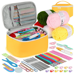 🧶 Coopay Häkelset für Anfänger Erwachsene, 58 Stück Häkelnadel Set 🧶