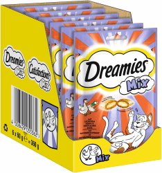 Dreamies Mix Katzensnacks mit Huhn & Ente - Köstlich und unwiderstehlich 🐱🐔🦆
