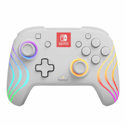 🎮 PDP Offizieller Afterglow Wave Wireless Controller Nintendo Switch - Weiß