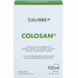 SaluVet ColoSan für Tiere | 100 ml | Arzneimittel bei Magen-Darm-Beschwerden 🐴🐄🐖🐑🐐🐇🐕