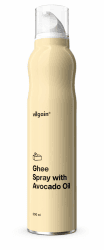 Vilgain Ghee Spray mit Avocadoöl 🥑 | Laktosefrei, zum Kochen & Backen | Rauchpunkt 195°C, herzgesund, BRC-zertifiziert