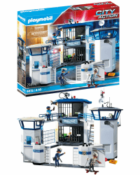 🚨 PLAYMOBIL City Action 6872 Polizei-Kommandozentrale mit Gefängnis 🚓