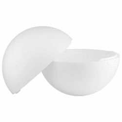 🎨🎉 Styropor A330001 A100033 Kugeln 2-teilig 300 mm 1 Stücke, EPS, Weiss, 30 cm 🎨🎉