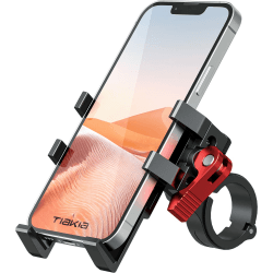 Tiakia Handyhalterung Fahrrad Aluminium Motorrad Handyhalter 6 Krallen mit 360° Drehung 🚴‍♂️📱