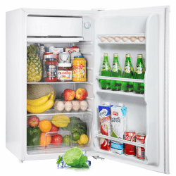 🌟 Upstreman 91L Kühlschrank mit Gefrierfach - Perfekt für Studentenwohnheime! 🌿❄️