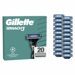 🌟 Deal: Gillette Mach3 Rasierklingen für Männer, 20 Original Ersatzklingen