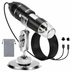 🔬📸 WADEO Digital Mikroskop 1440P HD mit 50X-1600X Vergrößerung