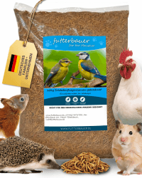 Premium Vogelfutter: Getrocknete Soldatenfliegenlarven 10kg 🌿🐦