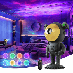 🚀 LAMPET Astronaut Sternenhimmel Projektor Kinder - Galaxy Projector mit Auto Timer