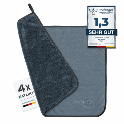 🌟 NATARO® Premium Trockentuch für Duschkabine, Auto, Haushalt - Extra saugfähiges Microfasertuch 🚿