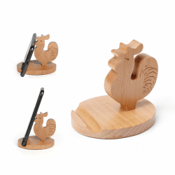 🐔 Kreativer Tier-Handy-Ständer aus Holz 🐰