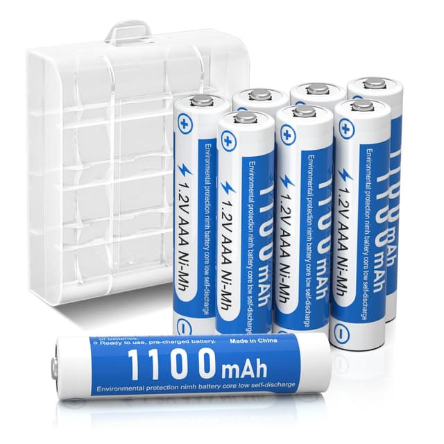 AAA Akku 1100mAh 8 Stück - Wiederaufladbare Batterien AAA 🌟