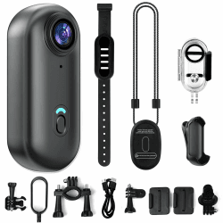 📹 Stallion Frames Body Camera 🐾 4K Mini Handsfree Bodycam 🚴 Tragbare magnetische Körperkamera