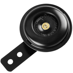 🔊🏍️ Evermotor Signalhorn Hupe 12V - Schwarz beschichtetes Metall - E-geprüft