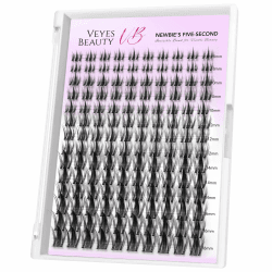 VEYESBEAUTY Wimpern Extensions 5-Sekunden-Wimperncluster Cluster Lashes Fake Lashes