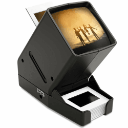 DigitConvert 35 mm Dia-Viewer | 3X Vergrößerung | USB/Batteriebetrieb | Superhelle LED-Beleuchtung