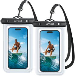 🌊 Lamicall Wasserdichte Handyhülle - Unterwasser Handytasche 📱 [2 Stück] IPX8 Wasserfeste Hülle