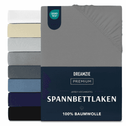 🌟 Dreamzie Premium Spannbettlaken 140x200 cm 🌙