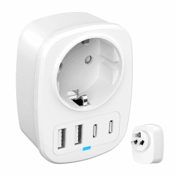 🌍🔌 Reiseadapter für Deutschland nach Australien mit USB-Anschlüssen