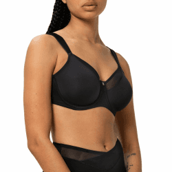🌟 Triumph Damen True Shape Sensation W01 85D Schwarz (Black 04) - Reduzierter Minimizer BH 🌟