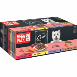 🐶🍴 Cesar Selektion in Sauce Premium Hunde Nassfutter 40x100g 🎉