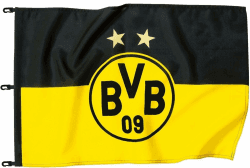 🔥 Borussia Dortmund BVB-Hissfahne (150x100cm) 🚩