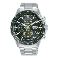 🕰️ LORUS Herren Analog Quarz Uhr mit Leder und Metall Armband, Braun ⌚