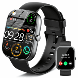 Smartwatch Herren Damen mit Bluetooth Anrufe, 1.91" HD Touchscreen Smart Watch