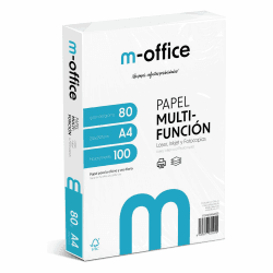 📄🖨️ A4-Papier, 80 g, Packung mit 100 Blatt - m-office (100 Blatt)