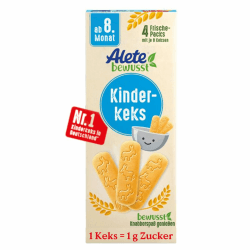 🍪 Alete bewusst Kinderkeks 180g - Butterkeks aus Weizen für Kinder