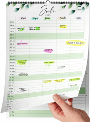 Familienplaner 2025 2026 📅 - Familienkalender & Wandkalender 2025 2026 für Zuhause, Büro und Familie