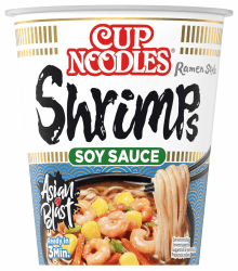 🍜 Nissin Cup Noodles mit Shrimps - Einzelpack - Asiatisches Essen 🍤