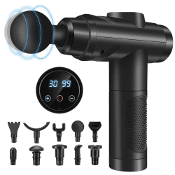 🌟 Angebot: Muskel Percussion Massagegerät 🌺 30 Geschwindigkeiten 🌈 Leise Handmassagegeräte 🎉 LCD Touchscreen