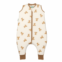 Molis&Co - Baby Schlafsack mit Füßen 1 tog - Teddy (100 cm) 🧸