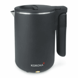 Korona 20250 Reisewasserkocher | 0,6 Liter | Ideal für Reisen, Camping und unterwegs | 800 Watt max.